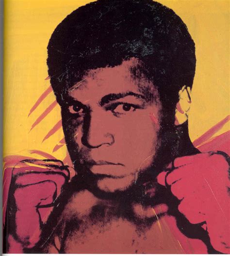 Muhammad Ali by Andy Warhol .